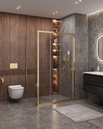 MOLVENO-AHF-31-100/80-C-CR-IV Душевой уголок, артикул MOLVENO-AHF-31-100/80-C-CR-IV