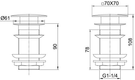 Донный клапан Allen Brau Infinity 5.21025-00 хром, артикул 5.21025-00