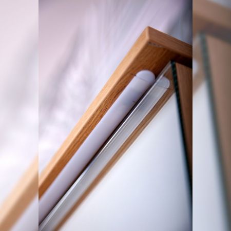 Комплект мебели для ванной Бриклаер Форест 100, дуб золотой/антрацит, артикул Форест 100