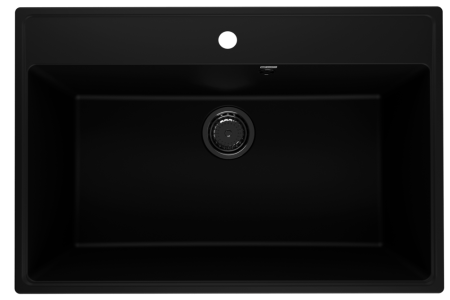 Мойка ULGRAN Quartz уголь (Forte 760-07), артикул Forte 760-07