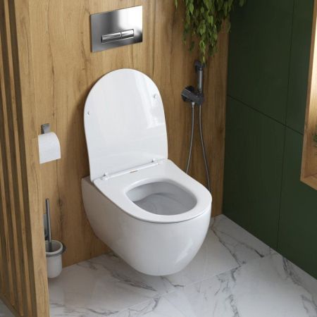 Унитаз подвесной безободковый CEZARES COMFORT, артикул CZR-2316-SC