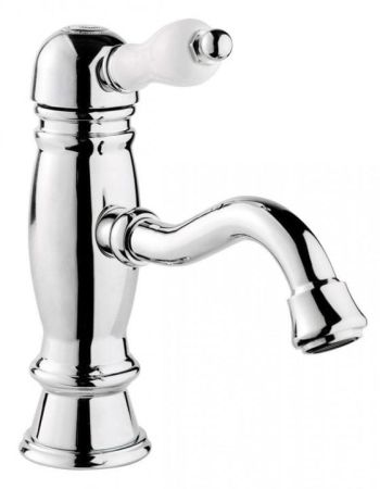 Смеситель Для Раковины Venezia-1 Хром (ручка Белая) Opadiris, артикул 