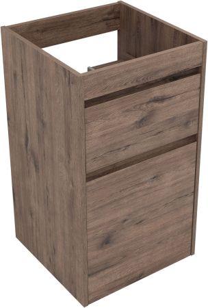 Тумба под раковину Aquanet Токио 48 дуб веллингтон (напольная 2 ящика), артикул 00333647