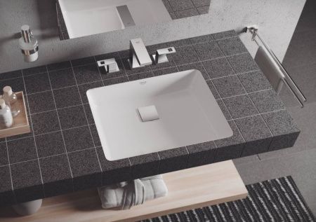 Раковина GROHE Cube Ceramic, встраиваемая 50 см, альпин-белый (3948000H) Раковина GROHE Cube Ceramic, встраиваемая 50 см, альпин-белый (3948000H)