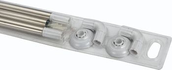 Карниз угловой для ванной  Savol S-09090S, хром