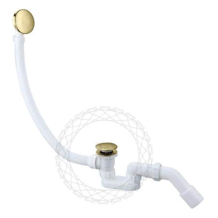 Слив-перелив (автомат, 90 см.) FILARETE FL90MG, матовое золото, артикул FL90MG