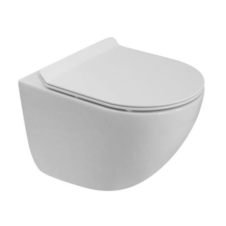 Унитаз подвесной безободковый со смывом TORNADO BelBagno AMANDA-TOR, артикул BB051CH-TOR-FC