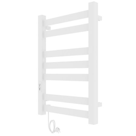 Полотенцесушитель электро "Гефест ЧК П7 500х800", белый муар, левый, артикул 73207614