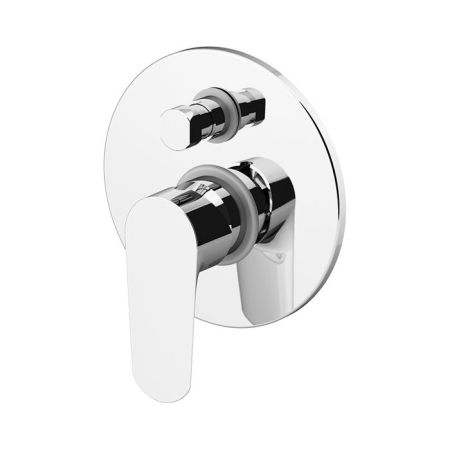 Gattoni H2omix3000 Встраиваемый смеситель для ванны/душа с автомат перекл, укомплектован внутренней частью, цвет хром