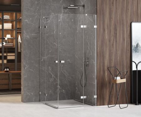 Душевое ограждение NEW TRENDY AVEXA 90x90x200 EXK-1521 (хром), артикул EXK-1521