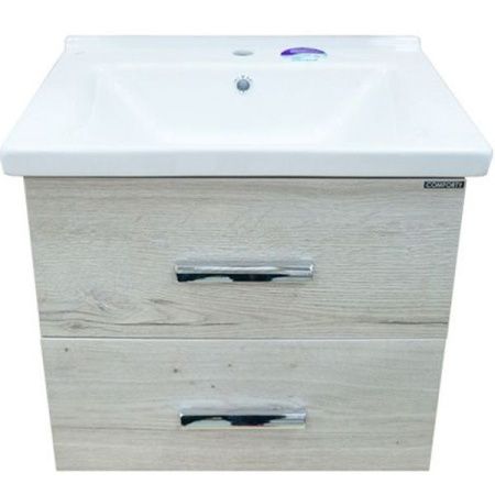 Тумба с раковиной Comforty Парма 60 4143490 подвесная Дуб дымчатый Тумба с раковиной Comforty Парма 60 4143490 подвесная Дуб дымчатый