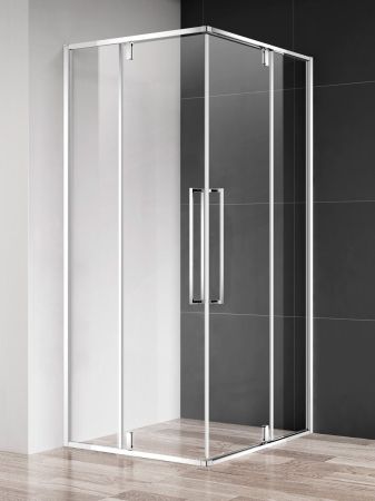Душевой уголок 900*900*1950мм., стекло 6мм, цвет профиля хром., артикул AQM7102