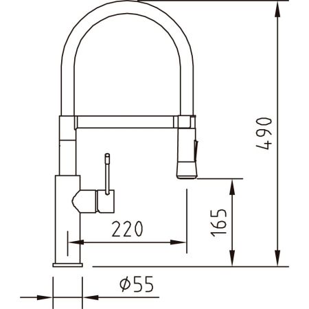 Смеситель Clever Chef Carbon 98757 для кухонной мойки, артикул 98757