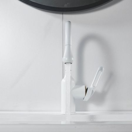 Смеситель для раковины Raffine F101C, белый, артикул F101C