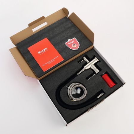 Смеситель для кухни с подключением фильтра Raglo R81.64.05, сатин, артикул R81.64.05