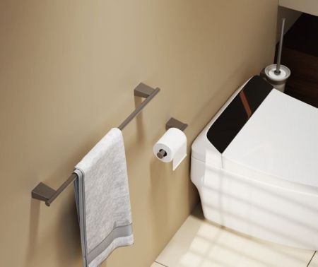 Держатель для туалетной бумаги BELZ B91203-2, оружейная сталь