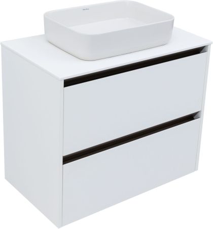 Тумба под раковину Allen Brau Activity 80 1.34012.WM белый матовый/олива браш, артикул 1.34012.WM
