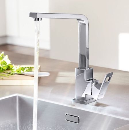 Смеситель для кухни GROHE Eurocube, хром (31255000), артикул 31255000