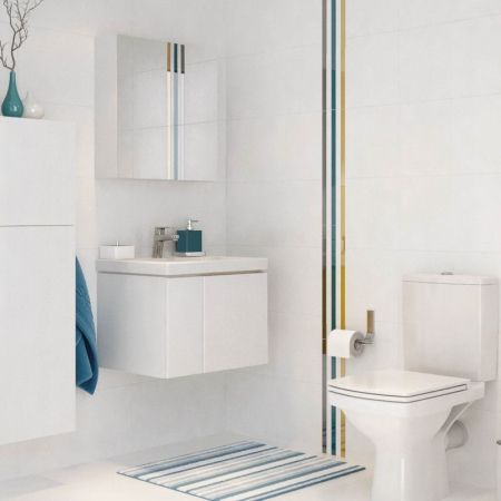 Тумба под раковину Cersanit Colour 60 SZ-COL-CM/COL/60 подвесная Белая, артикул SZ-COL-CM/COL/60