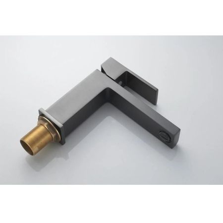 Cмеситель для раковины Knotlor KN-20/GM, оружейная сталь