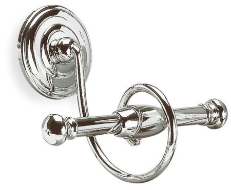 Stil Haus Idra, напольный керамический ёрш с металлическим основанием, цвет бронза - белая керамика, артикул I823(25-BI)