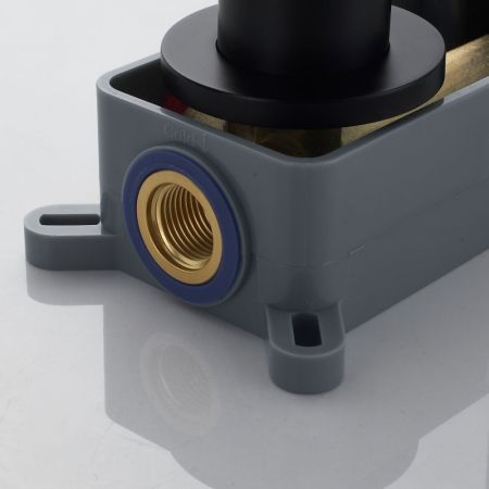 Смеситель для раковины встраиваемый Shevanik S4341H, черный