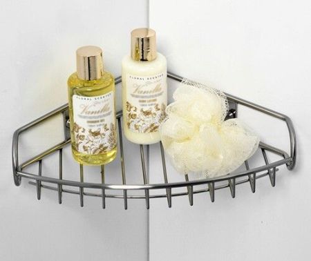 Полка корзина WasserKRAFT Ammer K-1511 угловая Хром матовый, артикул K-1511