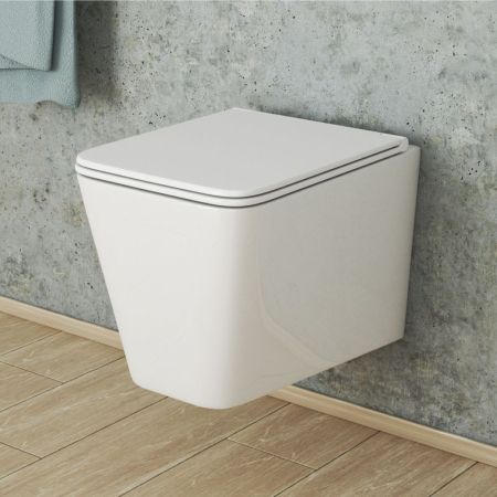 Унитаз подвесной безободковый OWL Vatter Ruta-H с сиденьем DP микролифт, артикул OWLT190401