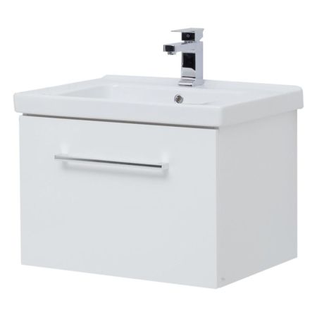 Тумба под раковину подвесная Dreja Big Inn 65 см, белый, артикул 77.0201W