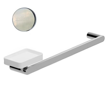 Полотенцедержатель с мыльницей Webert Living LV501601345, никель, артикул LV501601345