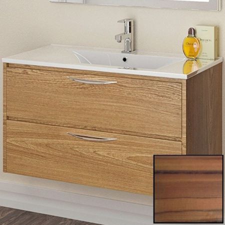 Тумба с раковиной SanVit Мэри-2 120 kmery1202 с фактурой под дерево подвесная Зебрано, артикул kmery1202