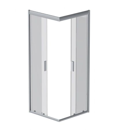 W90G-403-090MT Gem душ.ограждение 90х90 квадрат,стекло прозрачное,профиль мат. серебро, без поддона