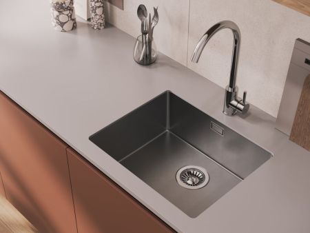 Смеситель для кухни Cersanit COMO однорычажный хром (68244), артикул 68244