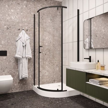 Ограждение KORRA Z90B душевое Cerutti SPA  без поддона (90x90x195), артикул KORRA Z90B