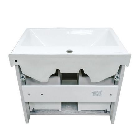 Тумба с раковиной Comforty Никосия 60 4138879 подвесная Дуб белый Тумба с раковиной Comforty Никосия 60 4138879 подвесная Дуб белый