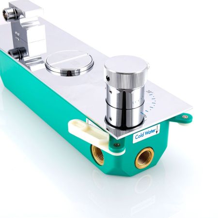 Встраиваемый смеситель для душа VSCV-422TCH двухфункциональный, термостатический, хром, артикул VSCV-422TCH