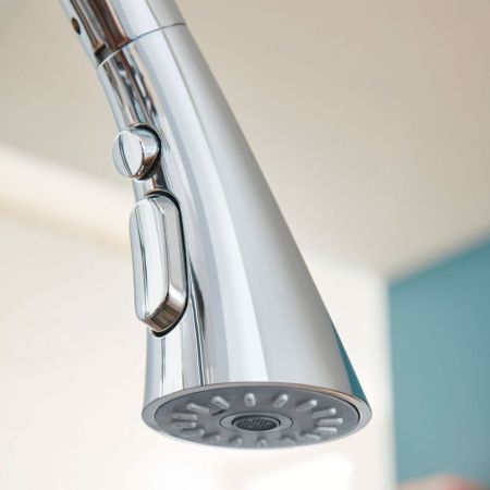 Смеситель для кухни GROHE Zedra New с выдвижной лейкой, хром (32294002), артикул 32294002