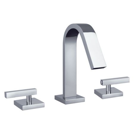 SYNTESI Смеситель для раковины на 3 отв.хром, артикул 19526