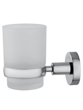 Стакан для зубных щеток с держателем WONZON & WOGHAND EASY, Хром (WW-8121), артикул WW-8121