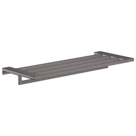 HG AddStoris Полка для полотенец, цвет: шлифованный черный хром, артикул 41751340