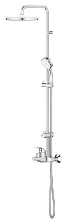 Душевая система GROHE Tempesta Cosmopolitan 250 со смесителем для ванны, хром (26674000), артикул 26674000