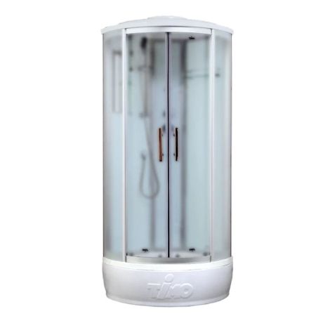 Душевая кабина Timo Standart Silver Fabric T-6680SF, 80x80x220, артикул T-6680SF