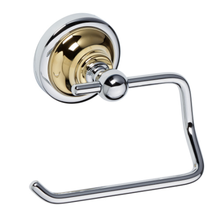 Держатель Retro для туалетной бумаги 135x100x90мм, золото/хром, артикул 144212028