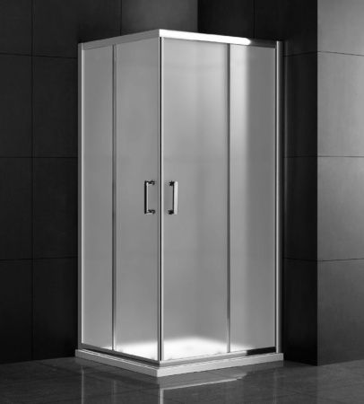 Душевой уголок Gemy Victoria S30172M 90х90 профиль Хром стекло матовое