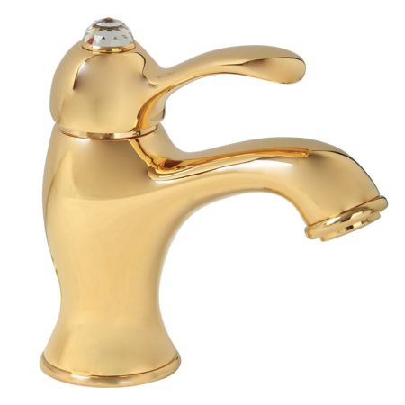 LEM SWAROVSKI Смеситель для раковины моноком., золото, артикул 18893