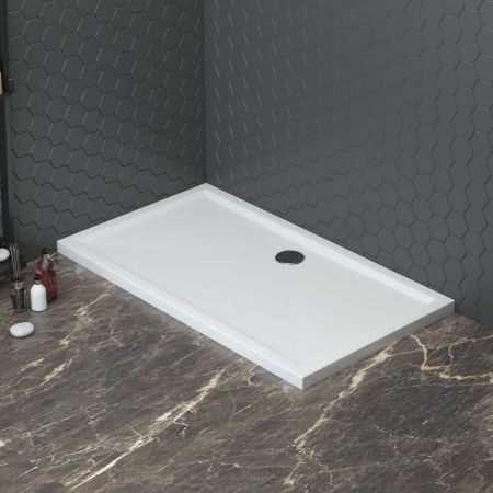 Комплект прямоугольного душевого поддона с сифоном Lavinia Boho One 3701610S, 100 х 90 см, артикул 3701610S