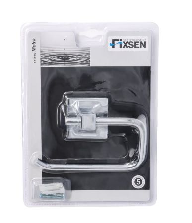 Держатель туалетной бумаги Fixsen Metra FX-11110A Хром, артикул FX-11110A