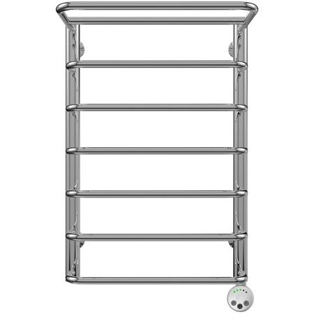 Электрический полотенцесушитель Terminus Полка П7 450x696 4660059921075 с полкой Хром