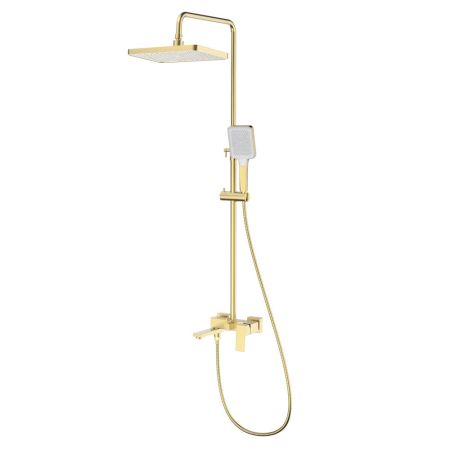 Душевая система Splenka S01.24.03, сатин золотой
