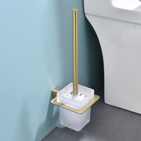 Ершик настенный Raglo R301.10.03, золотой сатин